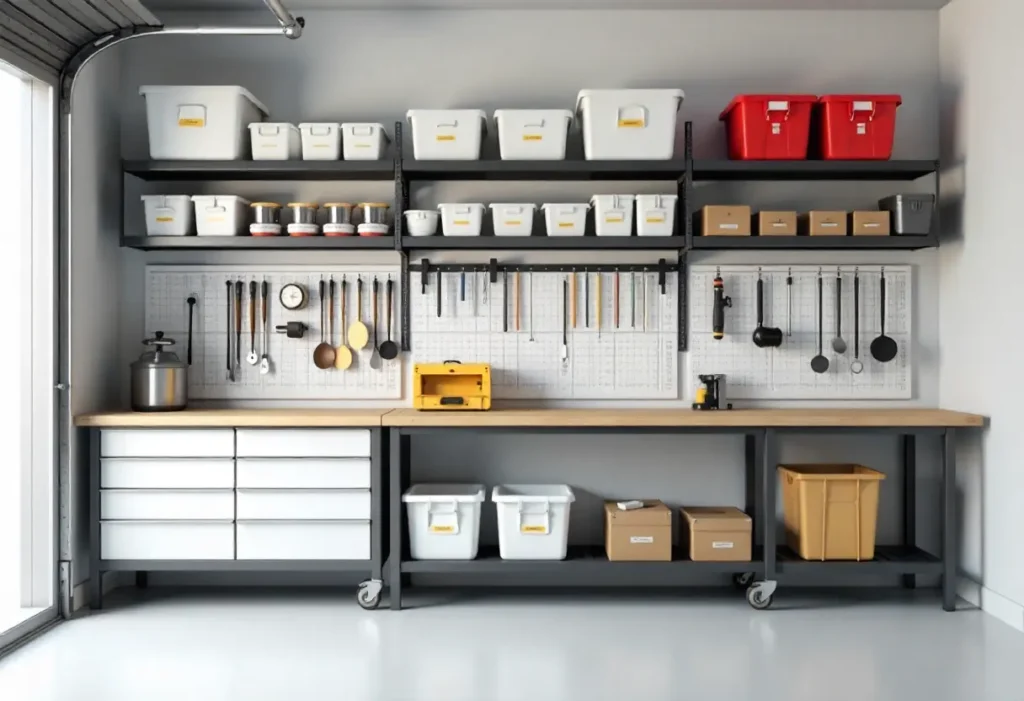 A simple garage storage.