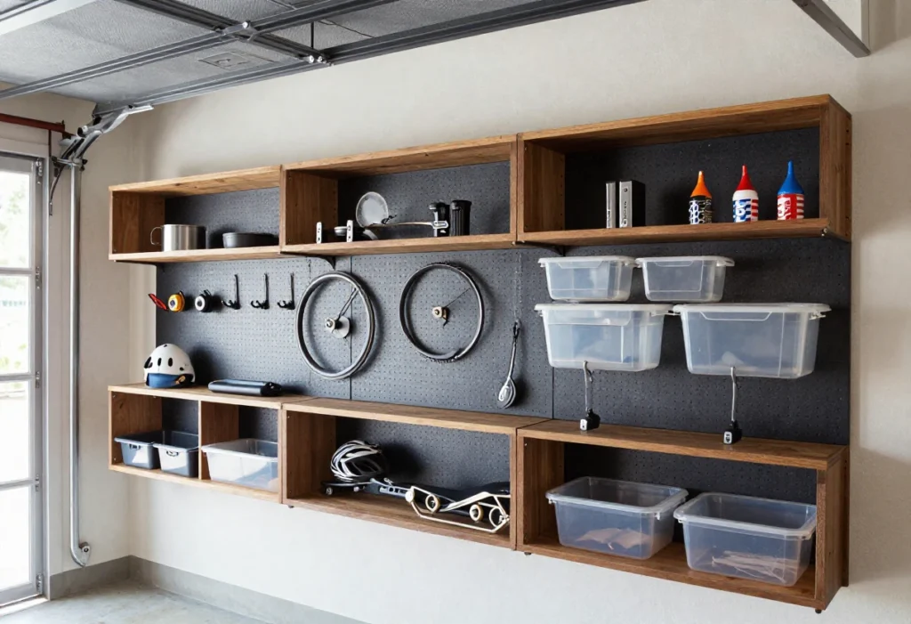 Garage storage ideas at home.