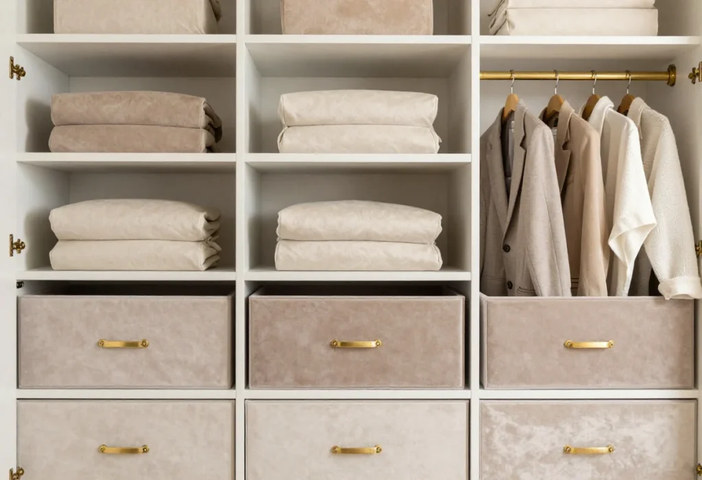 A clean closet affects our daily mood.