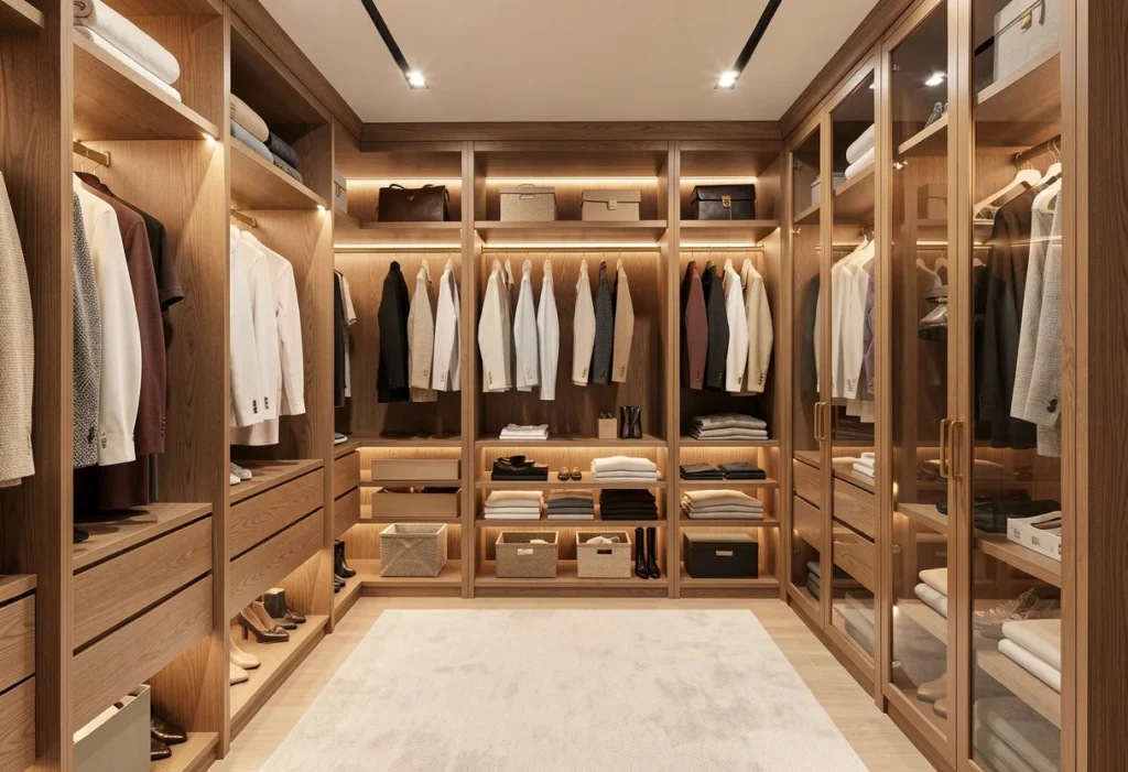 Closet tips for clutter-free closet.