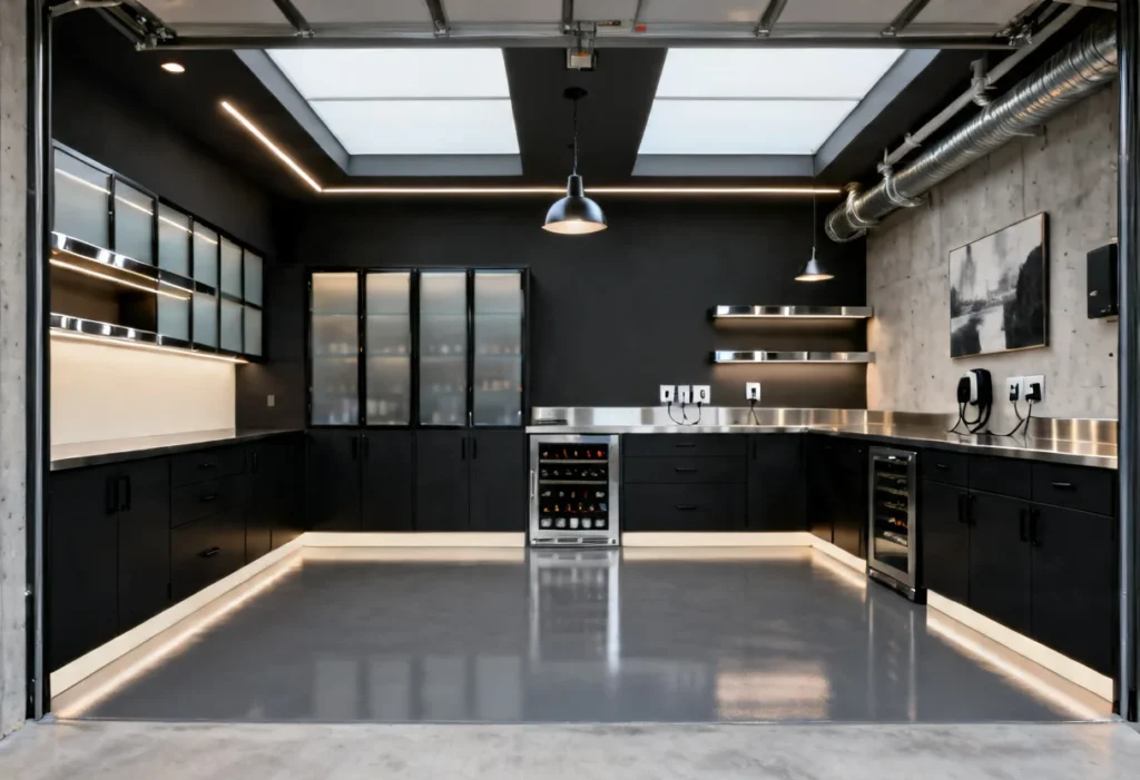 A garage storage system makes a difference in a home.